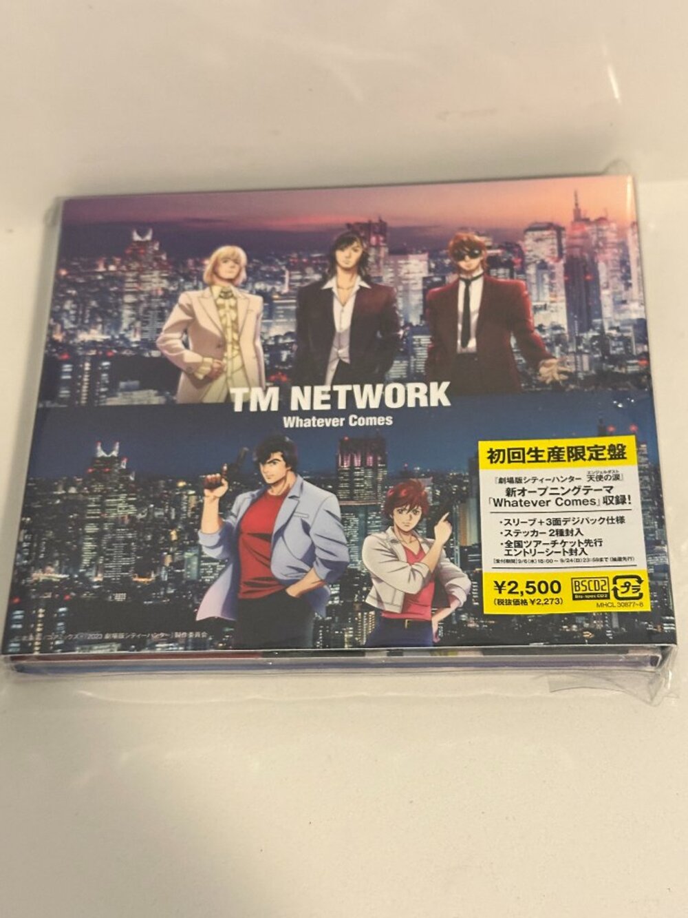 TM NETWORK Whatever Comes Limited Edition CD + Blu-ray City Hunter Japan New